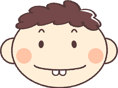 上の前歯が出ているイメージ